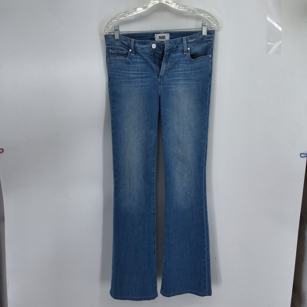 PAIGE Light Blue Flare Jeans